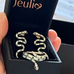 SNAKE SET ( STERLING SILVER.) SIZE 10